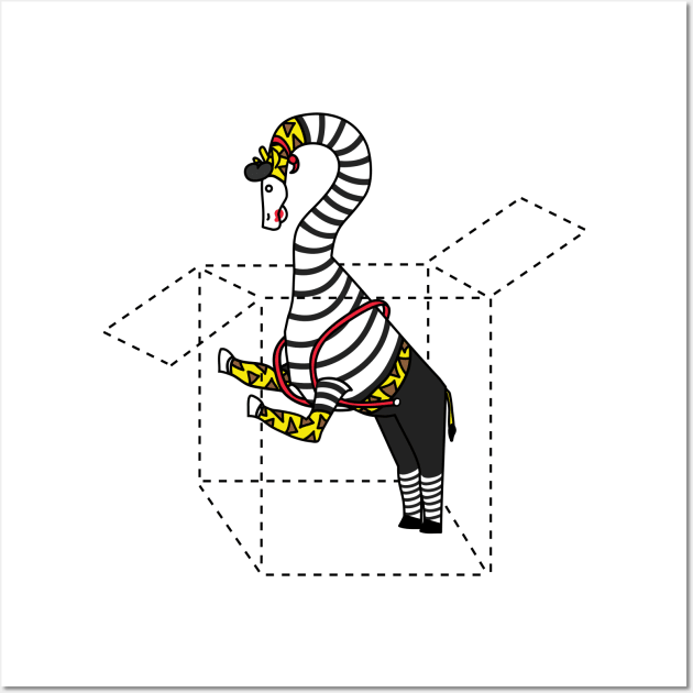 Mime Giraffe Wall Art by innrfrqncy